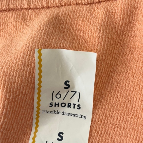 Cat & Jack - Girls' French Terry Shorts Size S (6/7) Orange - Picture 6 of 6